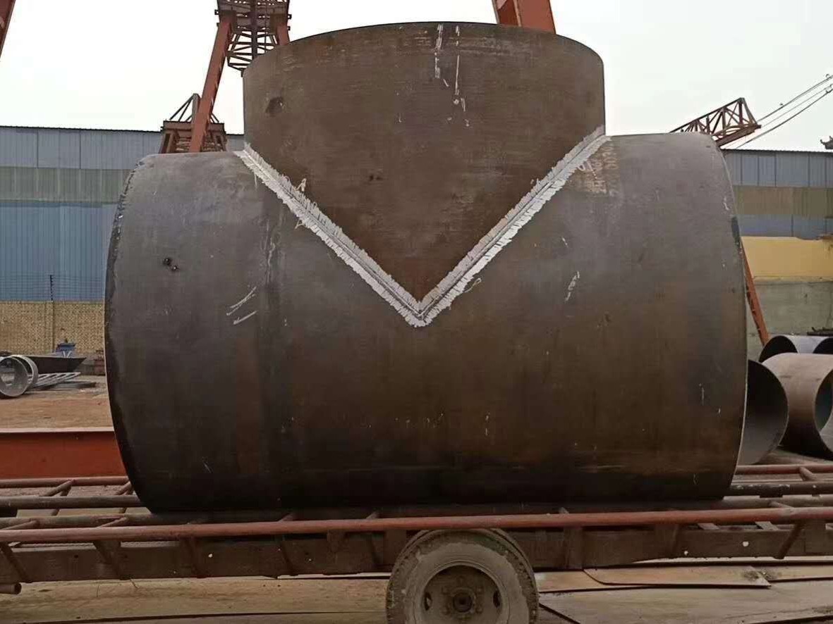 大口徑焊接三通2032*12，鋼板制焊接三通